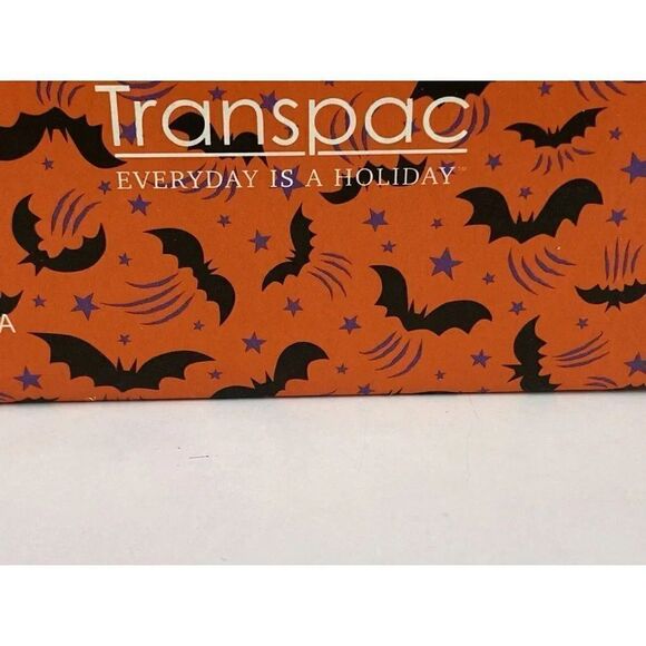 Johanna Parker Black Cats Halloween Salt and Pepper Shakers Transpac NEW - Picture 8 of 8